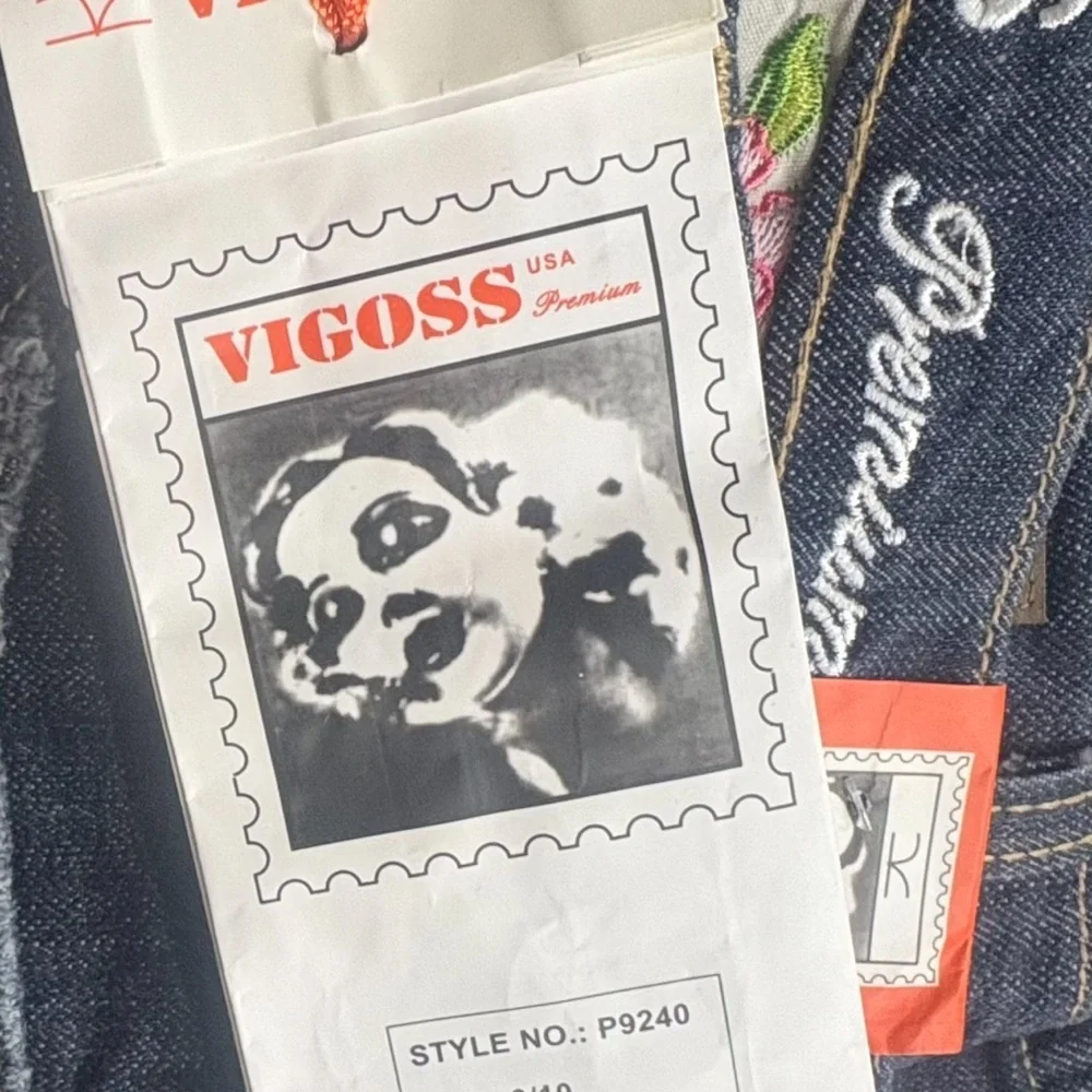 VIGOSS USA Premium Bootcut Jeans Size 9/10 NWT Y2K Dark Wash